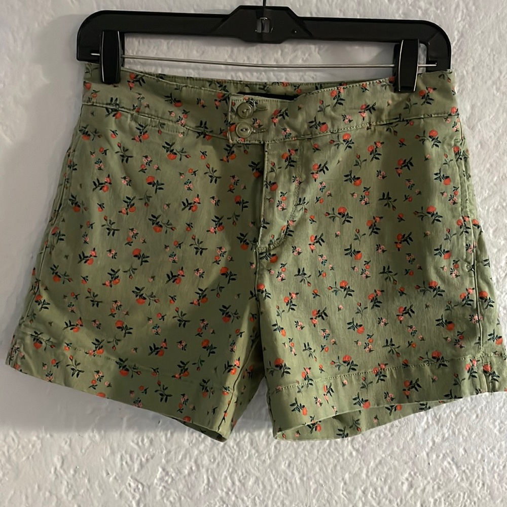 Floral Anthropologie Shorts